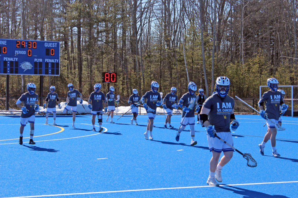 Vs_Cancer's tweet photo. #GoNoreasters ! Thank you to the University of New England @UNE_MLax and @UNE_WLax #lacrosse teams for fundraising over $2,000 for #VsCancer and the #PBTF in their first year! @UNESports @unetweets #FightCancer #forthekids https://t.co/UViJqhBotf