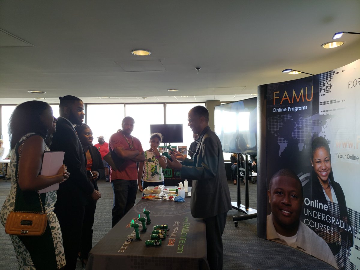FAMU_1887's tweet photo. Visiting students get the opportunity to learn more about FAMU's programs and services. #FAMUday https://t.co/btO5AR8MTz