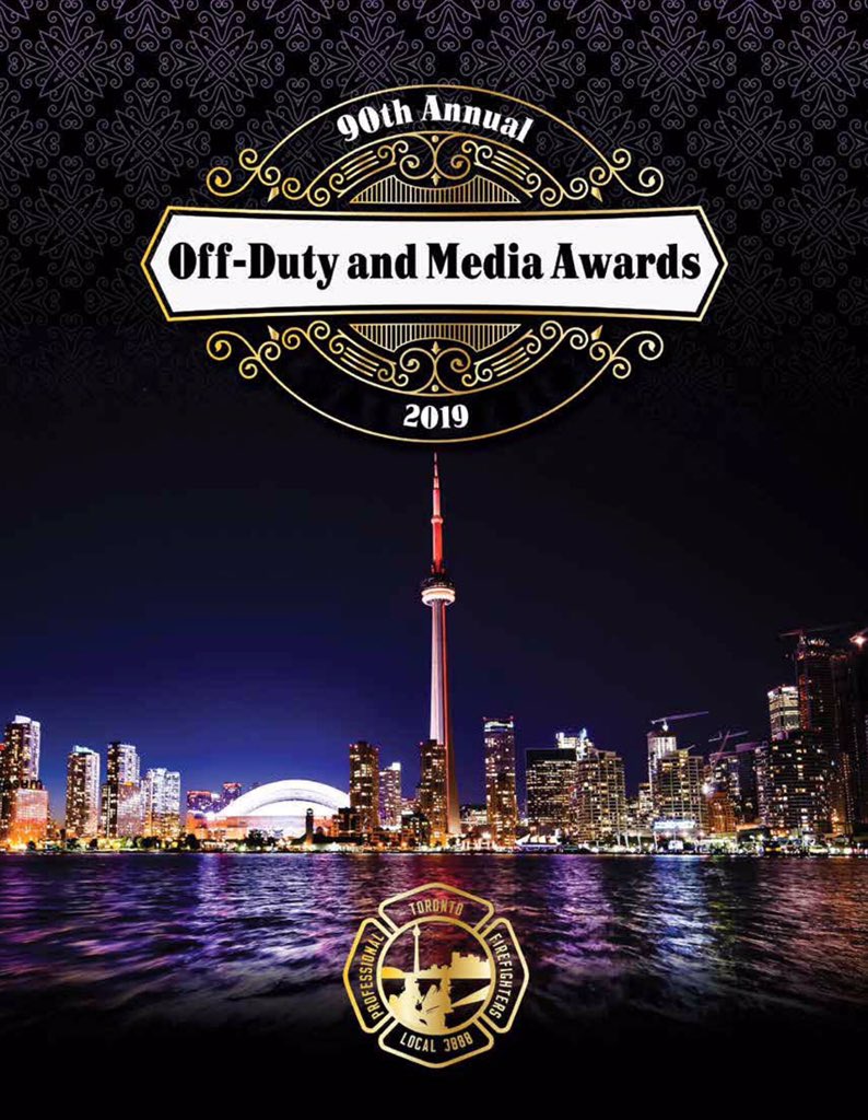 TPFFA's tweet photo. Congratulations to our 2019 Off-Duty & Media award-winners. We look forward to congratulating you all at our awards dinner ceremony on Apr. 26th. 👏 Please join us in praising our winners. All proceeds to charity. $125 tickets: https://t.co/8mOhwuT4fY #Toronto #TPFFAgala19 https://t.co/LOJH41v43k