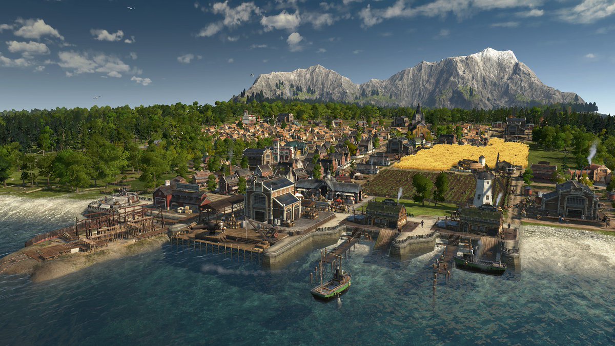 phydeaux86's tweet image. Help ya'll!  I can't keep my islands in the black!  Either they get all sad and leave, or I get in trouble financially!
@ANNO_EN 1800 HYPE!  (Actual pic of my so-far successful stuffs)...
#HelpMeLearn #Anno1800 #isuck #brokeaf