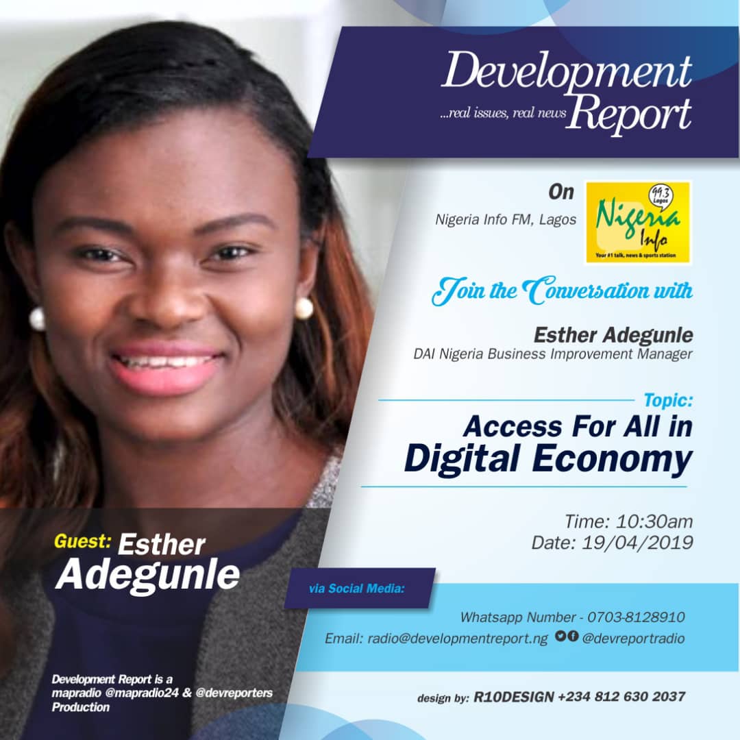 DNNmediang's tweet photo. Join us at 10:30am on #DevelopmentReport (@devreporters) broadcast on @NigeriainfoFM is a @DNNradio Production @DAIGlobal @DrJoeAbah @FemiCoolfm @perlnigeria @laureabdul4 https://t.co/HZn4DyL7md