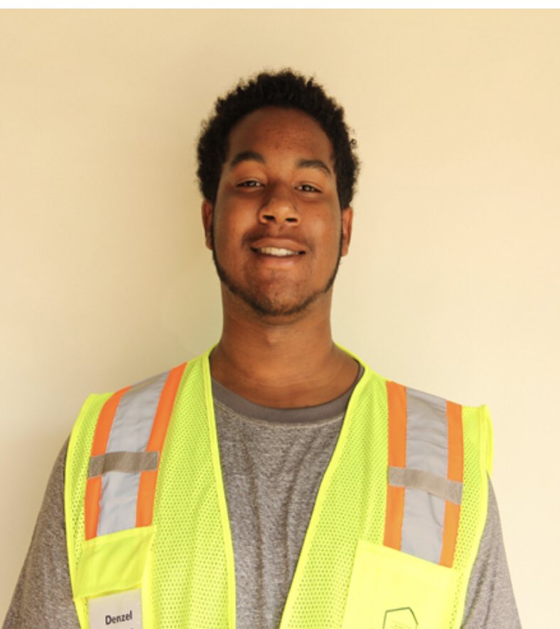 Congratulations Huffman, Academy of Architecture &amp; Construction Senior Denzel Quates! Denzel participates in the Academy of Craft Training at AIDT, selected the March Employee of the Month for HVAC. Scored the highest score based on the ACT employability scale for March. #Vikings