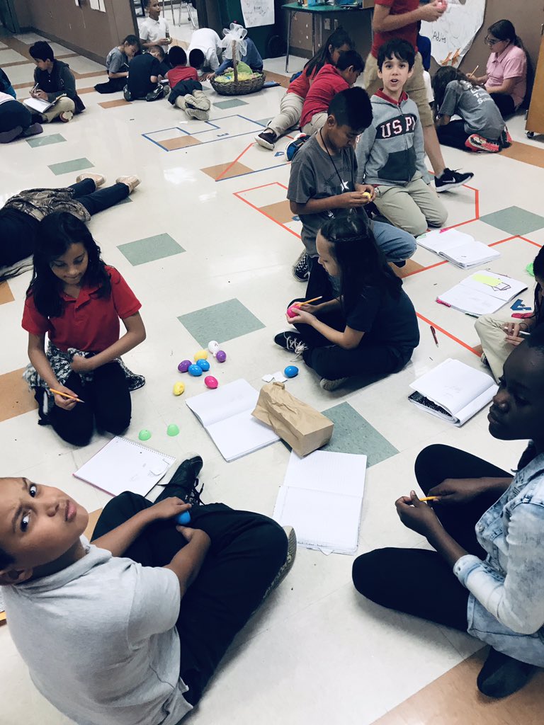 davideagles25's tweet photo. 4th Grade math STAAR Easter Egg Hunt!! Find the egg solve the problem and get a prize!! #ManorElementary #ManorISD #educational https://t.co/R6ZVJHcviW