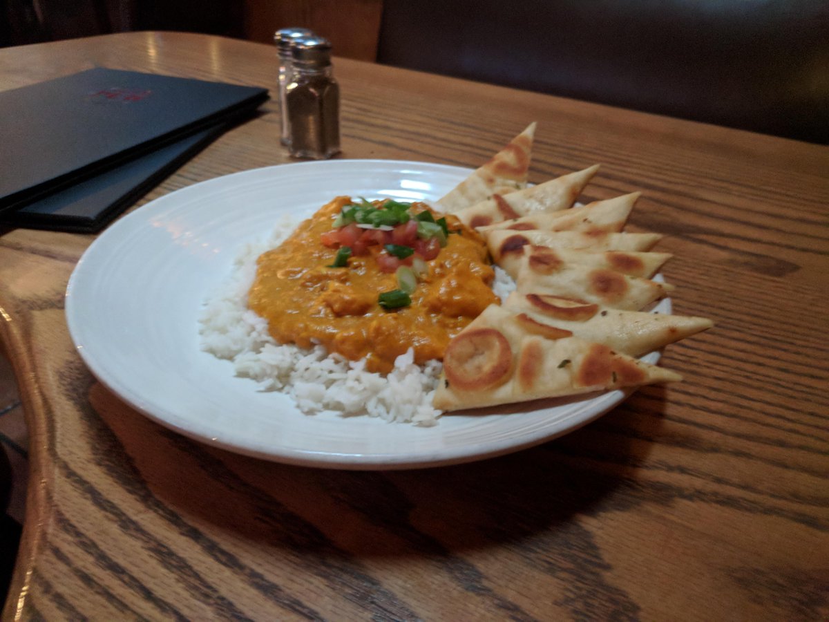 JimyMacsPub's tweet photo. Come on down and enjoy your Thursday with a plate of homemade Butter Chicken for just $11.95 and $5.75 Pints of Canadian. To make it even better enjoy a free game of Poker. https://t.co/JDASZRxjlP