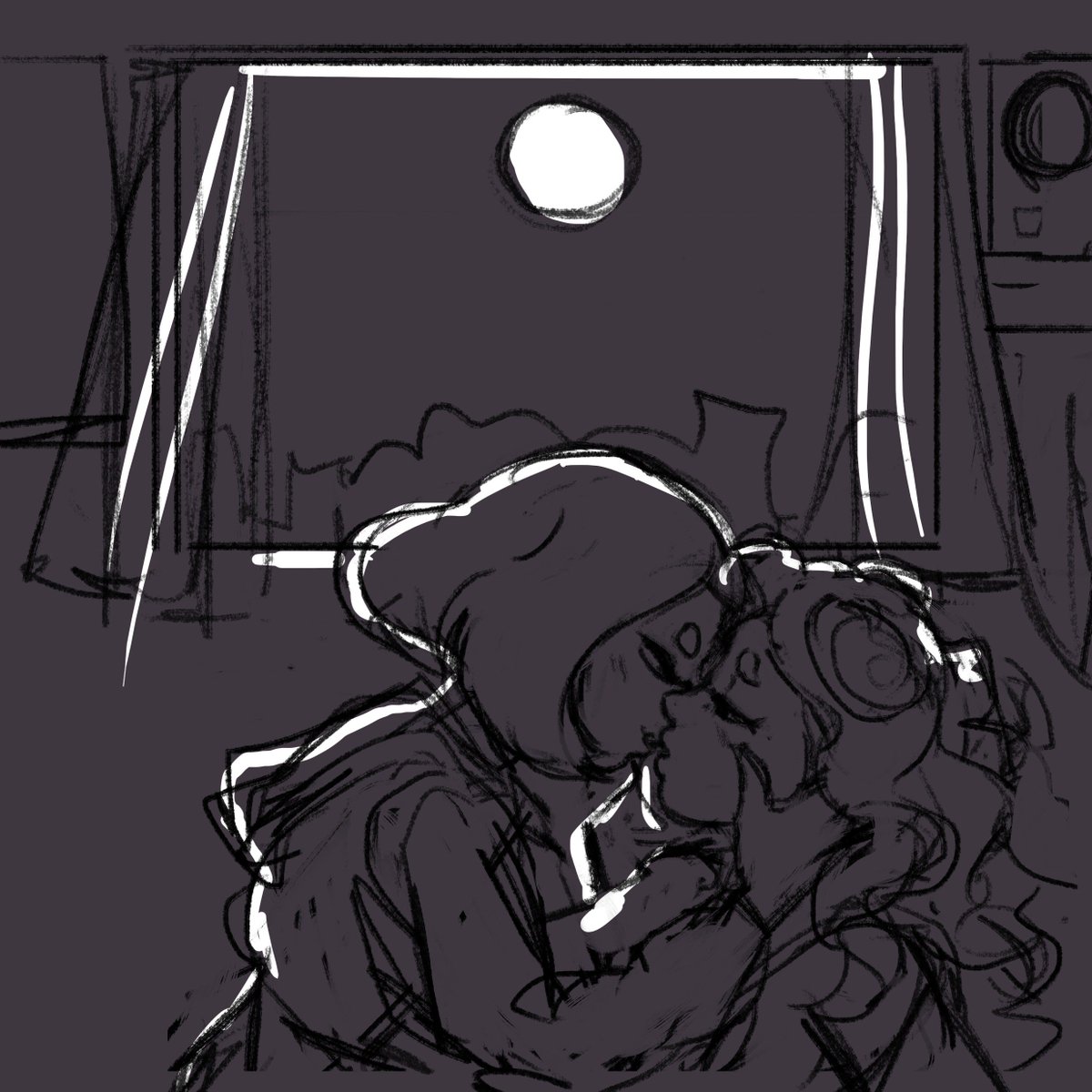 scrapped sketch for the spectrum splatoon zine 