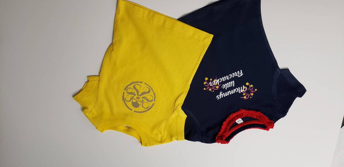 ZugatuDesigns's tweet photo. A little fun today testing out new toddler shirt options for custom orders. #Hydra #agentsofshield #fourthofjuly We will be carrying these longer length toddler tees and ruffled collar shirts. https://t.co/dDtk3WWr1g https://t.co/tLEPOGeU96