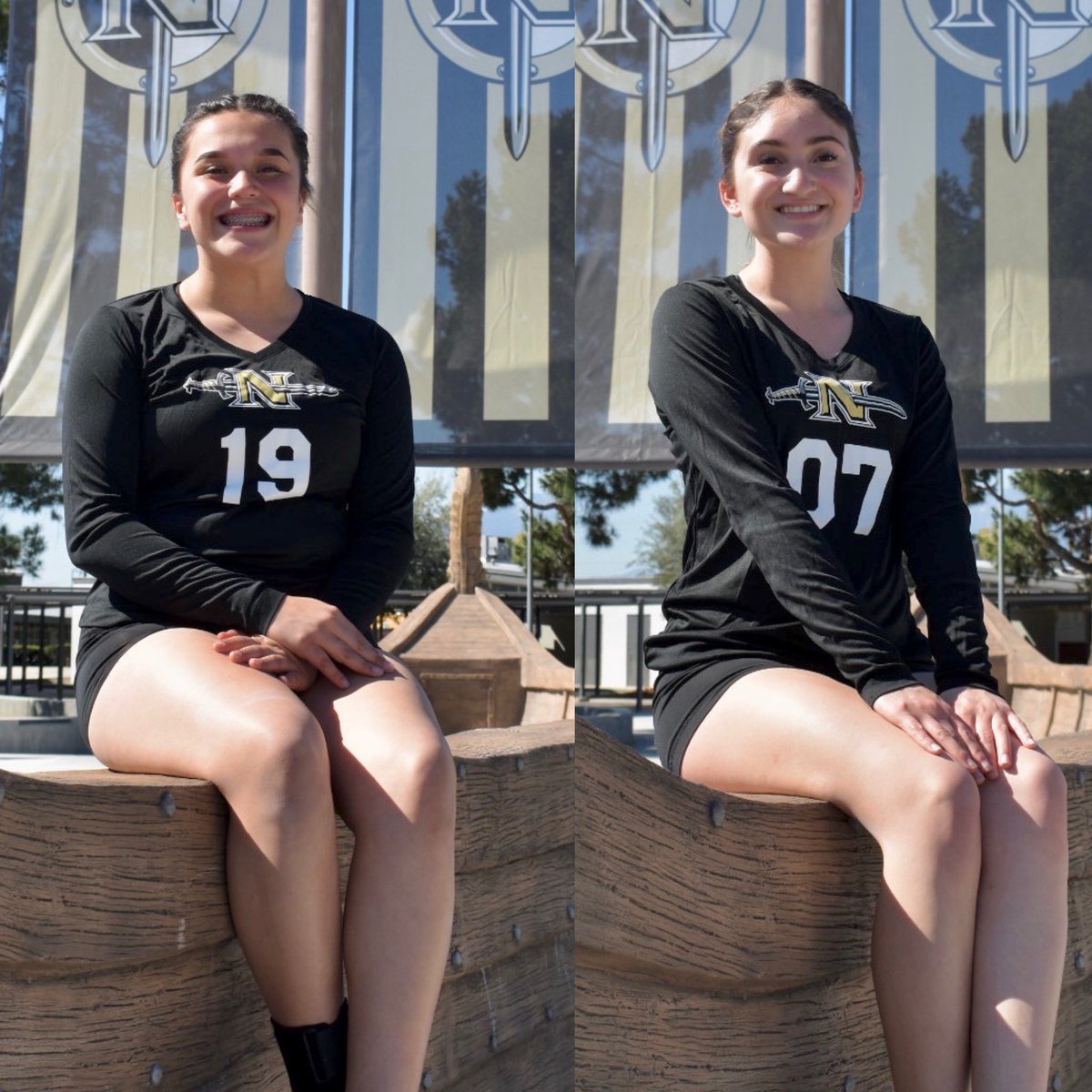 nhsvikingscheer's tweet photo. Congrats to our stats leaders from our 4/17 game against West Covina: Alissa & Mia! Both had a rating of 18! #GP3T💚 https://t.co/6ybLnZ4LFI