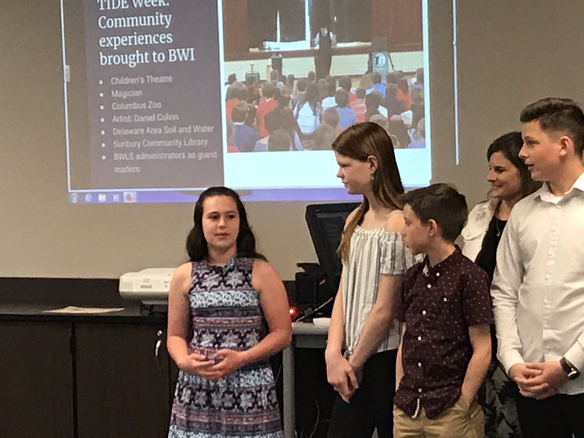 BWISOH's tweet photo. Great night for @BWISOH at the Board of Education meeting. Special thanks to @katie_graven for spearheading the TIDE Week presentation. Our students were amazing! https://t.co/b3UWOwEeKq
