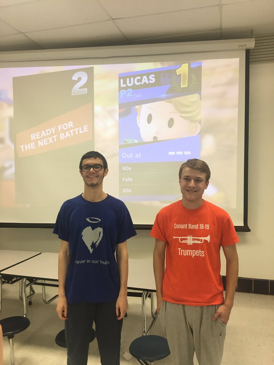 Conant_Ultimate's tweet photo. Congrats to Ted Gross for winning the First Annual Ultimate Smash Tournament! Also shoutouts to Matt Gade for runner up! https://t.co/Q0lAafGv4D