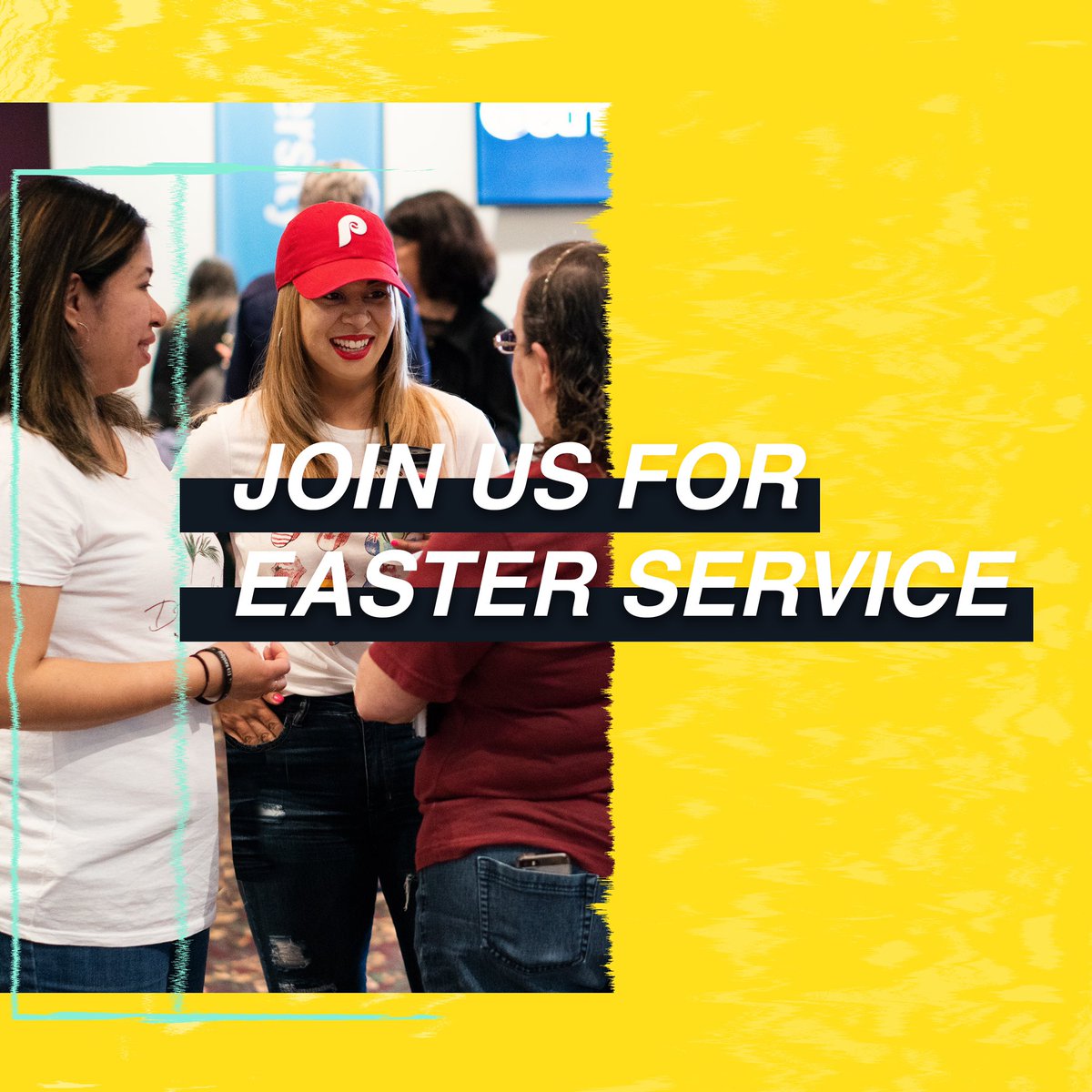 bChurchTV's tweet photo. #Easter is almost here, and we’ve got some friendly folks ready to welcome you with big smiles! You’re going to feel like family as soon as you walk through our doors! #EasterIsForEveryone, so see you this weekend! https://t.co/KmDELqJrMC