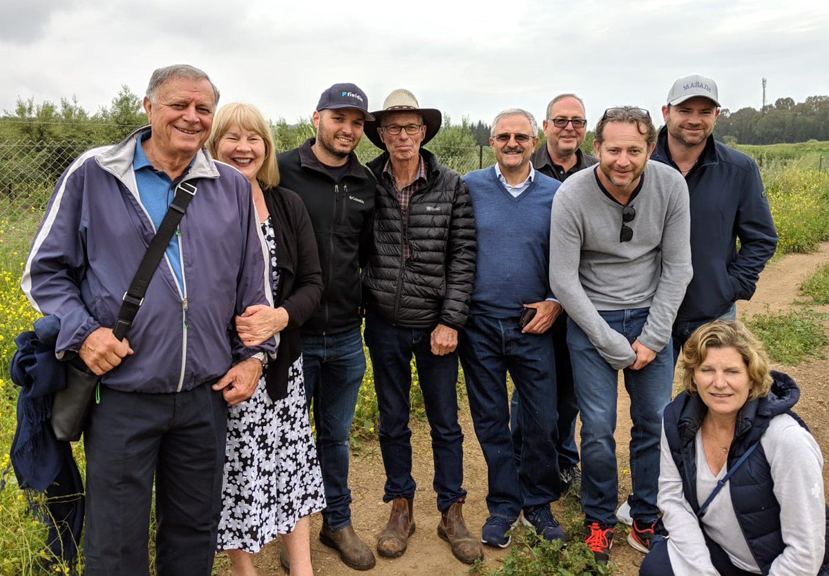 fieldintech's tweet photo. The Fieldin team enjoyed meeting with an Australian delegation this week about the innovation and technology in Israel, where this photo was taken out at Sadot Winery. 
Thanks to all of the delegates who came out.
#FieldIntelligence #WorldWide #ag #agriculture #australia #israel https://t.co/1RsRK1El8x