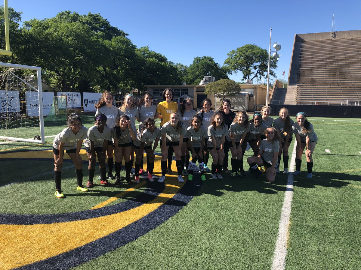 FabFlaherty's tweet photo. So proud of our WEST girls soccer team!!!!! First game of the season tied Highland Park 1-1 @CMSWestSports @coachcantrell34 @CoachDDunlevy https://t.co/CeEv0s0Vs2