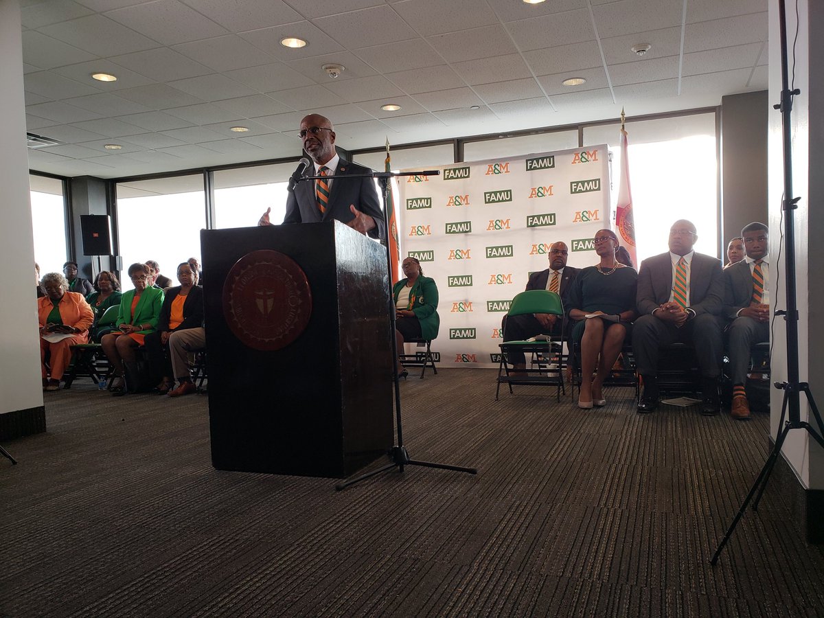 FAMU_1887's tweet photo. President @LRobinsonFAMU shares recent accomplishments the University has made. #FAMUday https://t.co/FLPLpQJBe5