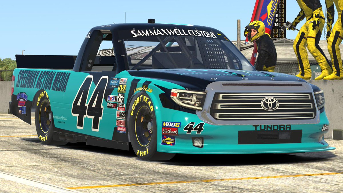 JFtwo's tweet photo. Proud to team with @PFFORG for the #JWMPFA250 in September, to promote the event we will run thise special #44 @ASRSrace truck in select races. Donate today @ https://t.co/ps3pI5w0N9 #TeamPFF https://t.co/Hln5dmL2Lx