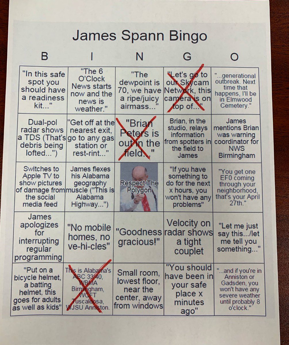 MereCummings's tweet image. Score card thus far, folks. @spann give us a “Goodness gracious!” for this #Tuscaloosa downpour. #alabamawx