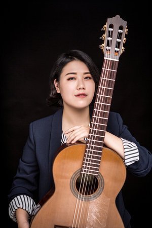 Bokyung Byun at San Diego Guitar Festival at the Japanese Friendship Garden