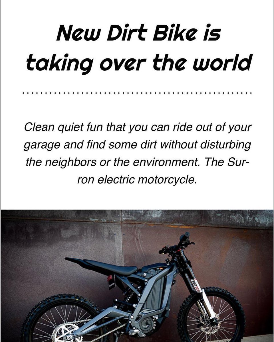 Electric Dirt Bikes (@electdirtbikes) on Twitter photo 