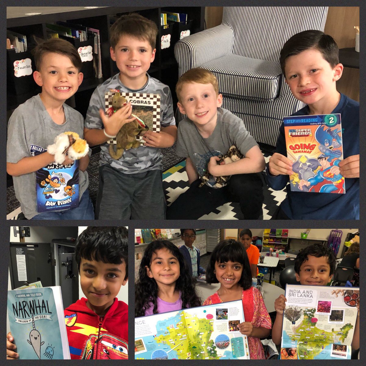 MrsBlank1st's tweet photo. The ABC Countdown to summer break is in full force! Today was B: Bring a book to read with a buddy! 📚 #firstgrade #bbengaged https://t.co/GBPVX6pdRT