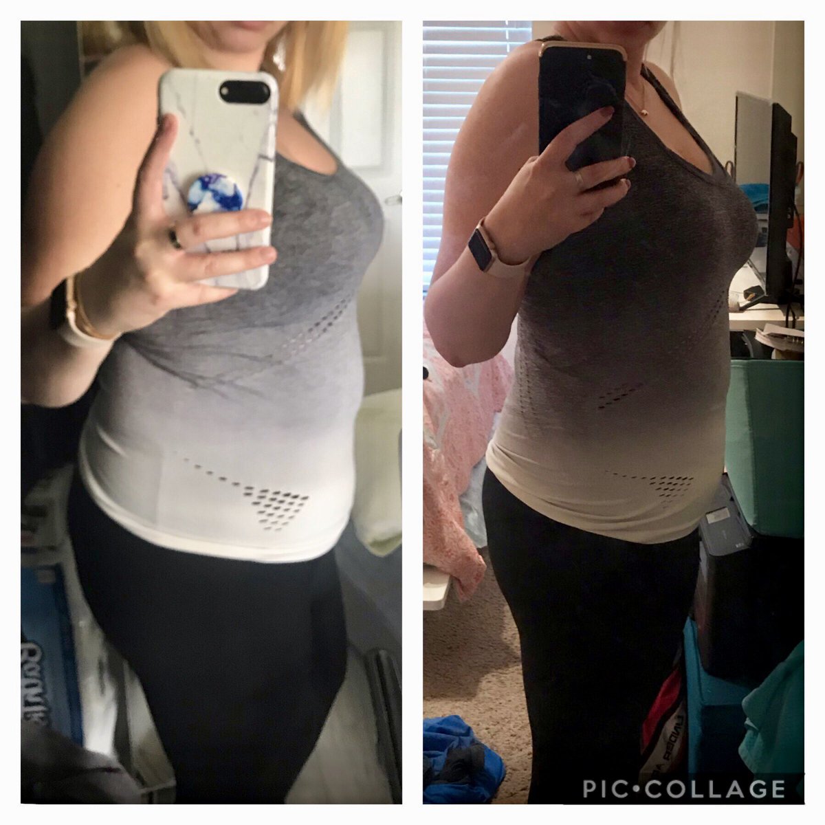 sydneysjourney's tweet photo. Just wanted to show ya guys I’m still going strong! -33 lbs. 😊 https://t.co/FFvjM8tYfh