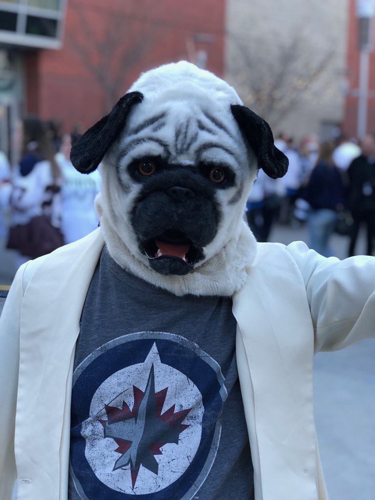 NHLJets's tweet photo. The #WPGWhiteout has ARRIVED! https://t.co/B2U6wbuD1S