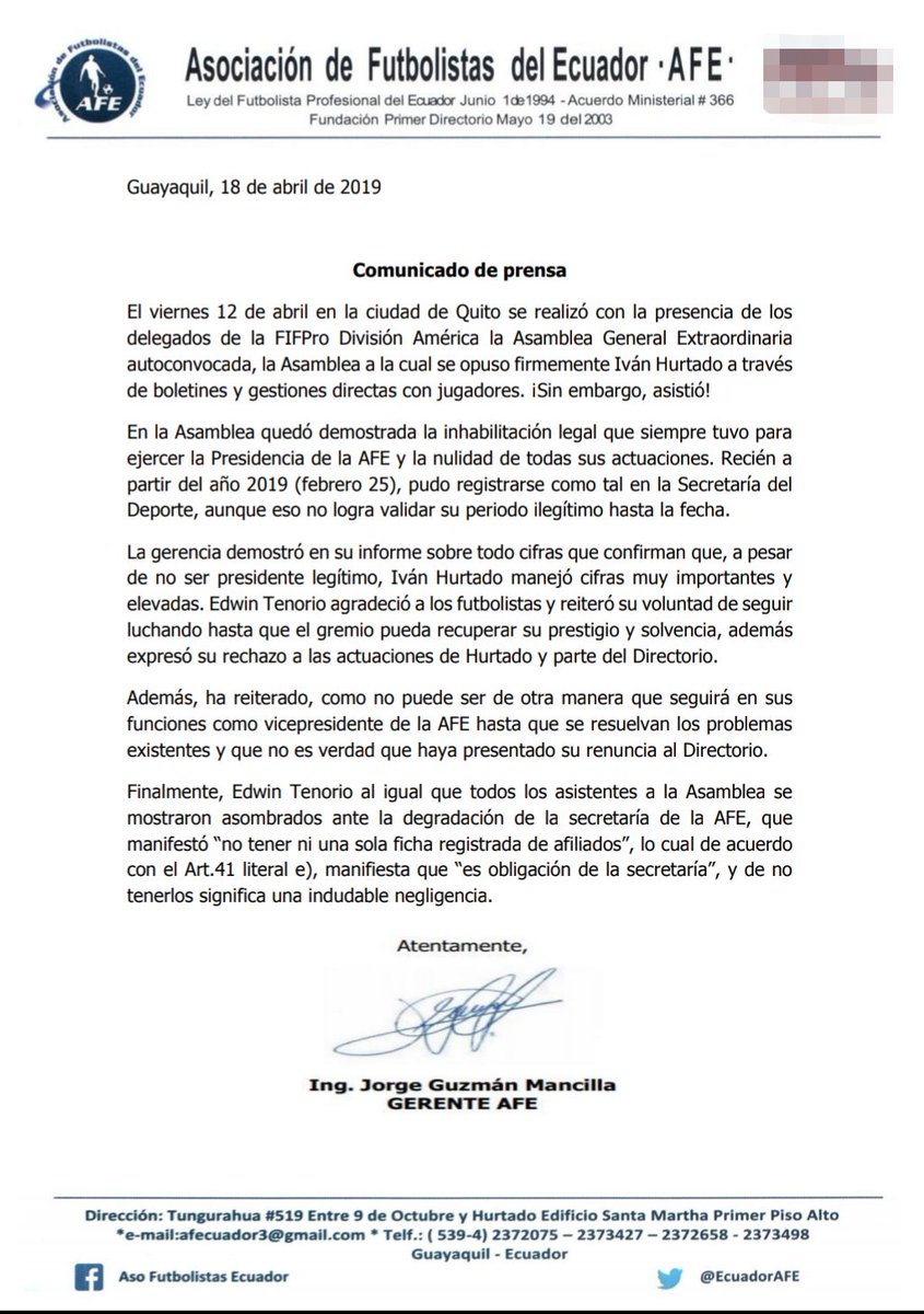 AFEcuador tweet media