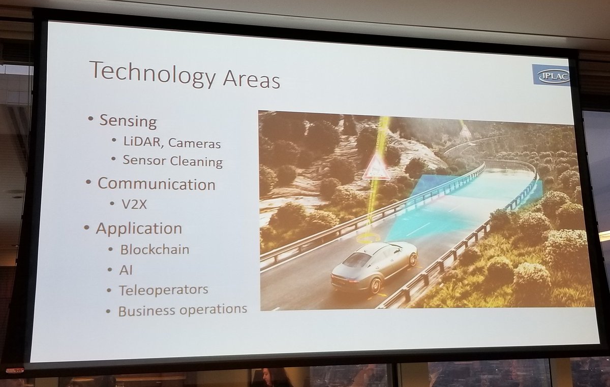 DennisCGarcia's tweet photo. Super interesting info shared this evening about the rise of #patents in the #AutonomousVehicles area at the #IPLAC Young Lawyers Committee event @McAndrewsIP in #Chicago.

#DriverlessVehicles 
#AI
#ArtificialIntelligence 
#IntellectualProperty 
#AutonomousCars https://t.co/2v8h4aQZnl