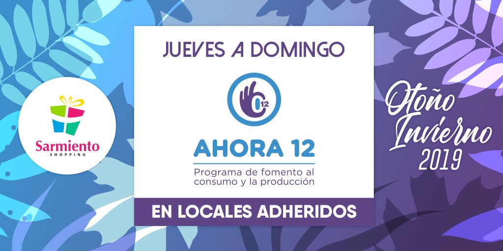 SarmientoShop's tweet photo. 🛍 De jueves a domingo aprovechá con #Ahora3, #Ahora6 y #Ahora12 y date el gusto!🙋‍♀

👉 Mirá los locales adheridos 

📍Ahora 3 y 6: https://t.co/ALNyPU1dGC 

📍Ahora 12: https://t.co/xnnZtwF9qV https://t.co/4GkrdMBTjA