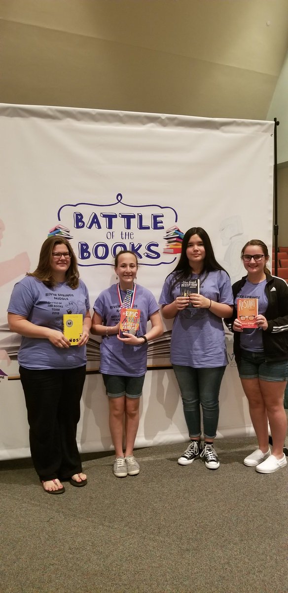 sjgotlib's tweet photo. #VCSBattleoftheBooks #VCSliteracy @RSMSGATORS @MsP_teaches https://t.co/967dYa4GSS