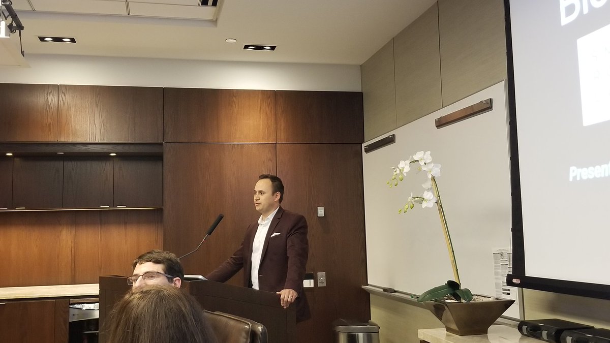 DennisCGarcia's tweet photo. Great job by @NelsonMRosario demystifying what #blockchain is all about at the #IPLAC Young Lawyers Committee event tonight @McAndrewsIP in #Chicago.

#cryptocurrency 
#bitcoin https://t.co/rdJGs3eY0P