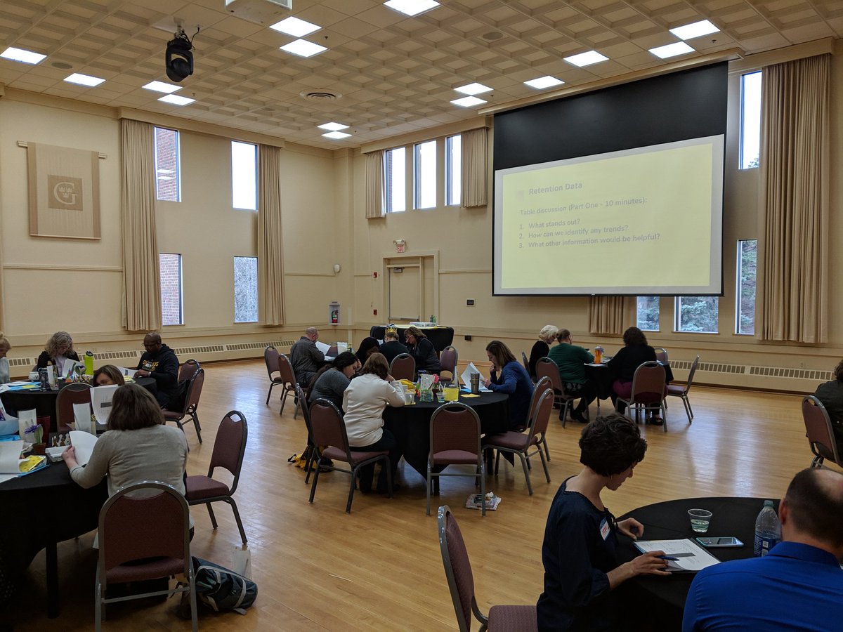 pottscharlie's tweet photo. The Student Life division rocked the "Assesstival" today! A party to learn about assessment &amp; evaluation. Most fun we've had in awhile! #whygustavus #sachat #SAassess #assessment https://t.co/SgWwnnfdV7