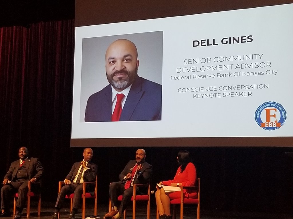 networkkansas's tweet photo. Kicking off the @ebbwyco Town Hall conversation about the state of biz in Wyandotte. Very thought-provoking dialogue. @bizebb #ebbconversation #kseship https://t.co/xjxMscnGxy