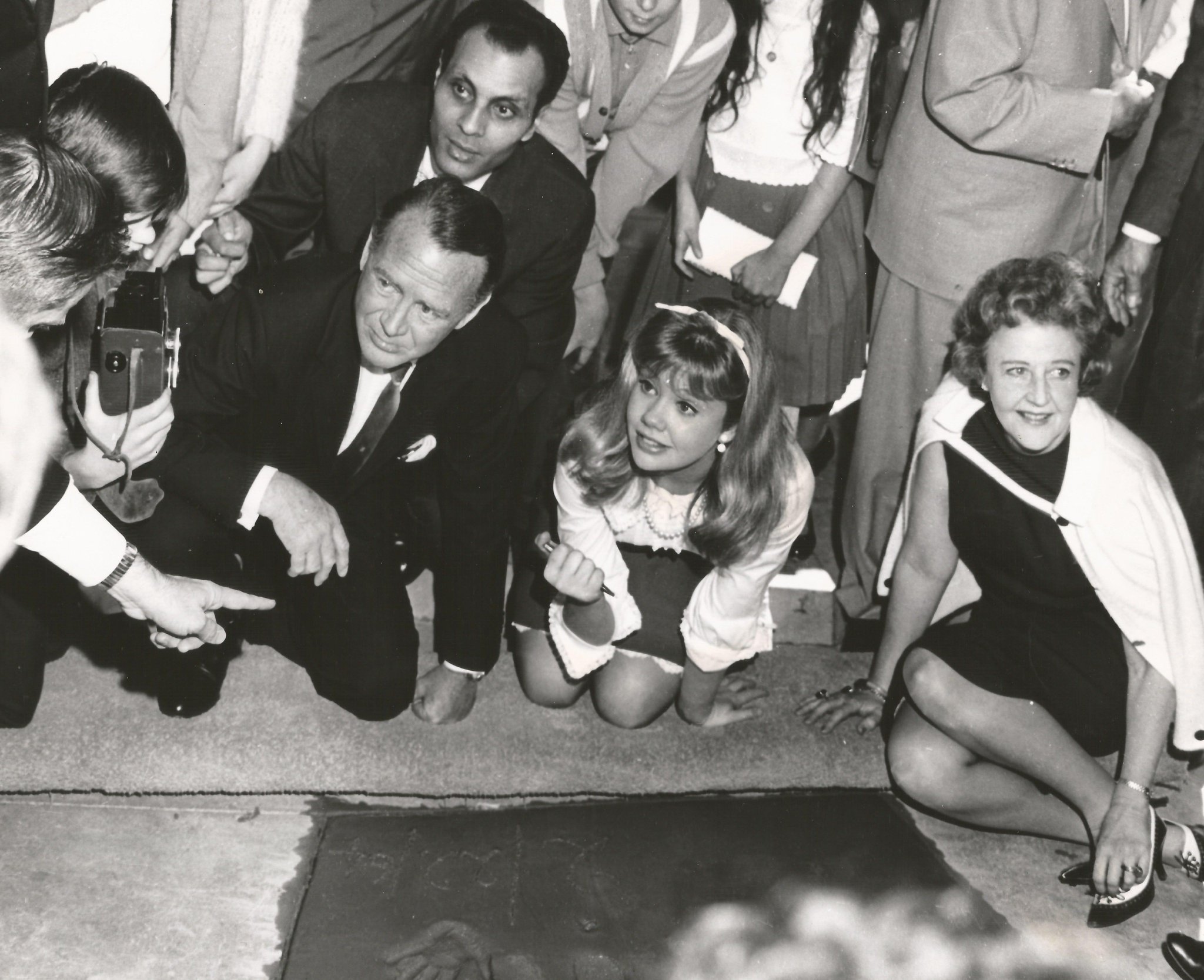 Happy birthday Hayley Mills! She\s pictured at her imprint ceremony in 1964. 