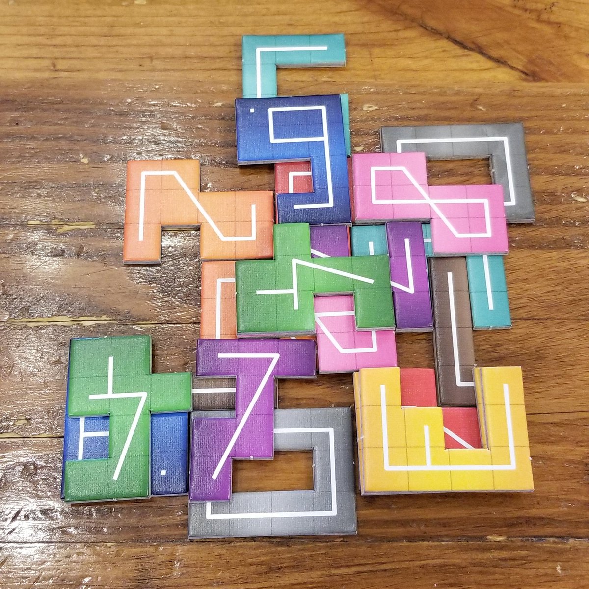 GamersGoldfinch's tweet photo. Nmbr9 by Peter Wichmann published by z-man games. Fast, lite, puzzly and colorful it's a great abstract tile placement game try it out ! #nmbr9 #zmangames #tileplacement #abstractgames #moxboardinghouse #bellevue #washingtonstate #peterwichmann #familygames #goldfinchgamers https://t.co/5f2CZOc1bs