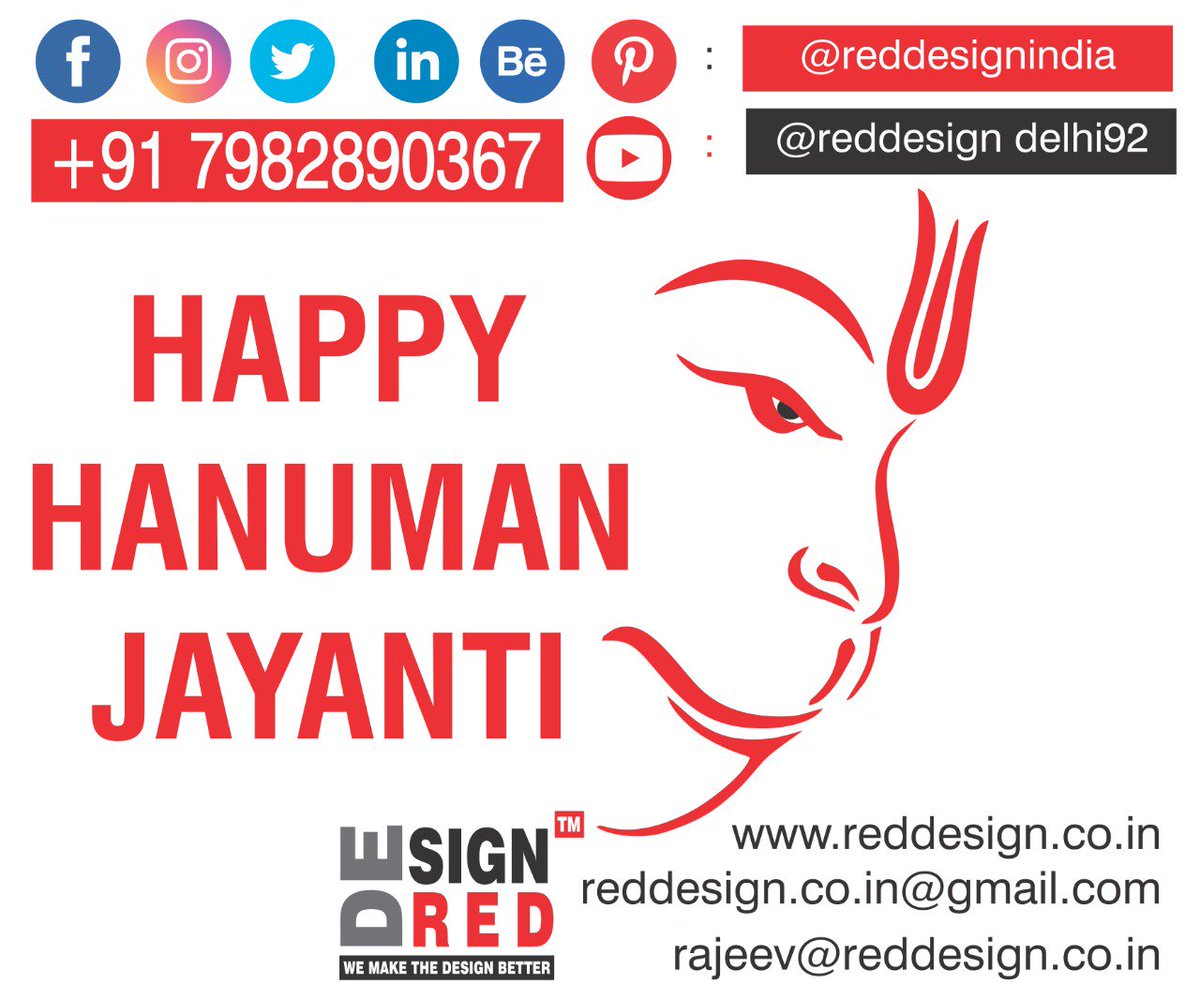 reddesignindia's tweet photo. Happy Hanuman Jayantii https://t.co/XHpgYaAUfk