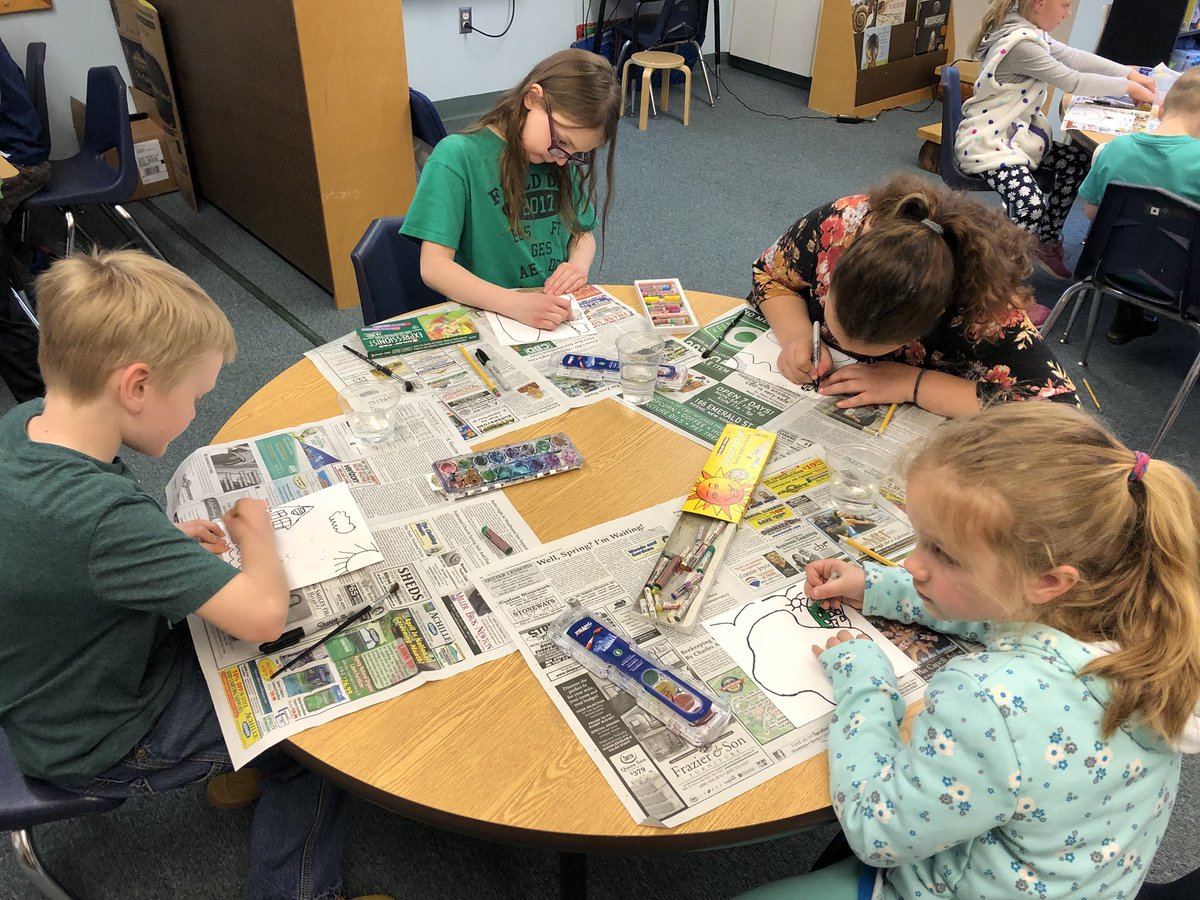 bes_sutton's tweet photo. Celebrating kindness to the Earth during Black Bear groups at Pierce. This year’s focus was on water! https://t.co/dBVPtFYJCM