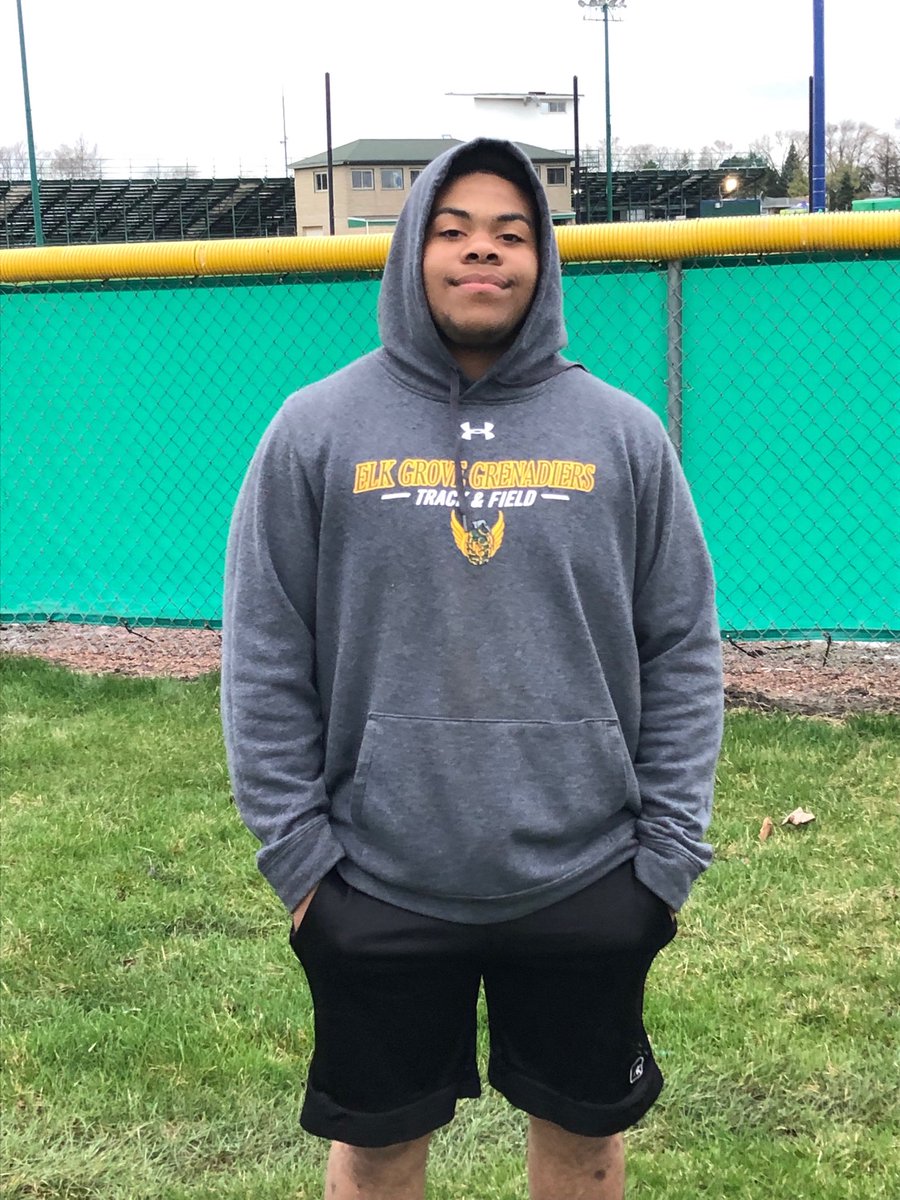 chadfroeschle's tweet image. Congratulations to DeVaughn Tillman for taking 2nd place in disc at the Notre Dame Relays tonight. ⁦@ElkGroveTrack⁩ ⁦@GrenAthletics⁩ #ThrowNation