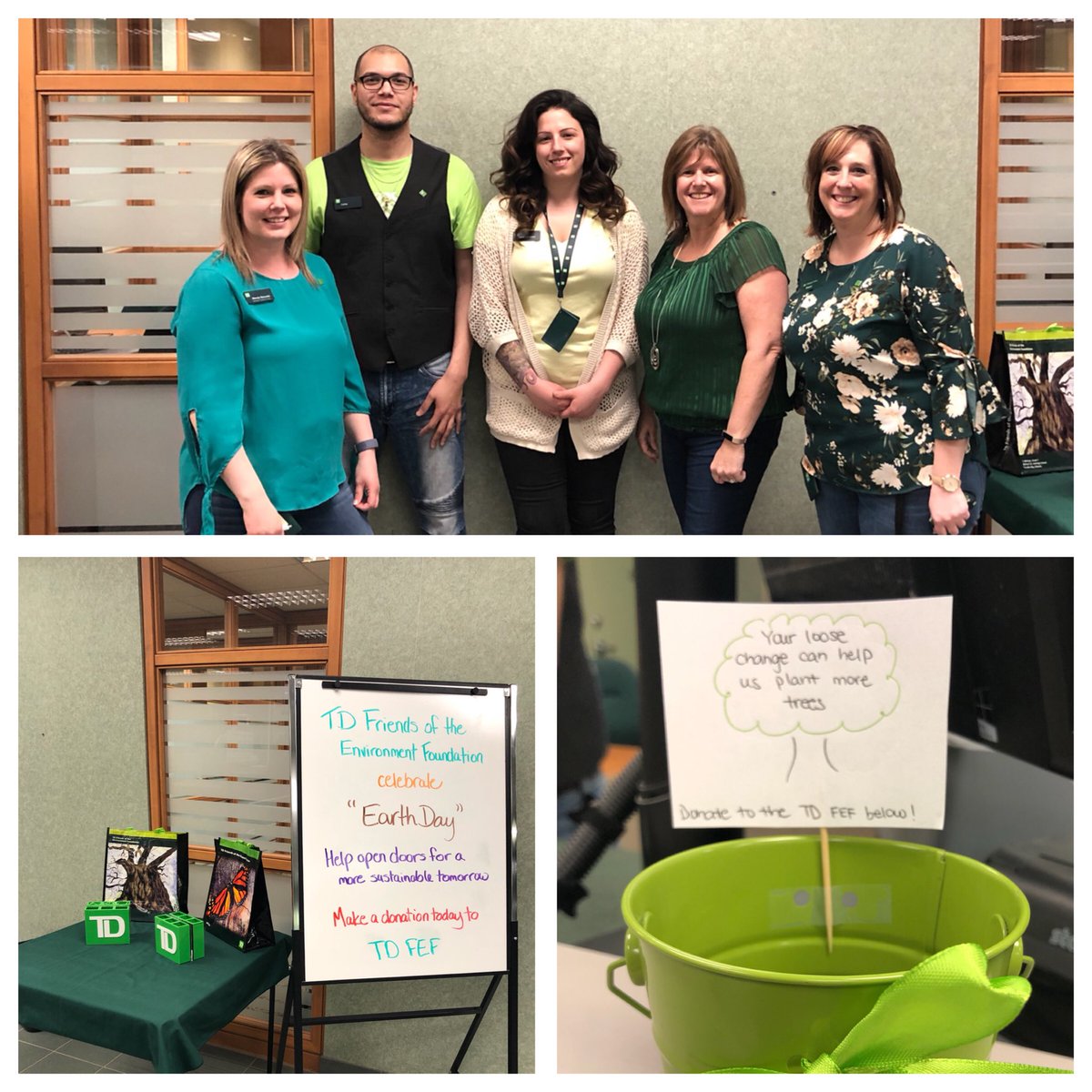 TD Chemong celebrating #earthday #TheReadyCommitment @TDFEF <a href="/ashkayz/">ashley gallant</a> <a href="/MichelleW_TD/">Michelle Wilson</a>