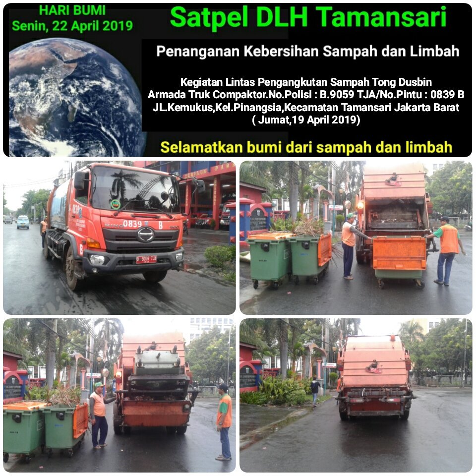 SatpelKec's tweet photo. Kegiatan Lintas Pengangkutan Sampah Tong Dusbin Kec.Tamansari 
Jakarta Barat
Jumat,19 April 2019
#8harimenujuHPSN
#dkinyokkerjabakti
#roadtoHPSNday
#haripedulisampahnasional
#dinaslhdki
#smartpeople
#jakartabersih
#bhayplastik
#likeforlike
#hpsn2019 https://t.co/XyVDQWLq81