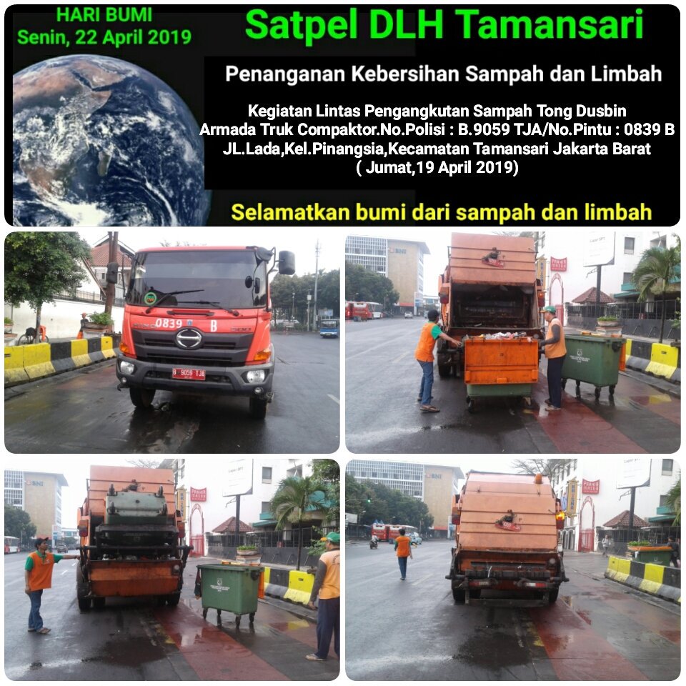 SatpelKec's tweet photo. Kegiatan Lintas Pengangkutan Sampah Tong Dusbin Kec.Tamansari 
Jakarta Barat
Jumat,19 April 2019
#8harimenujuHPSN
#dkinyokkerjabakti
#roadtoHPSNday
#haripedulisampahnasional
#dinaslhdki
#smartpeople
#jakartabersih
#bhayplastik
#likeforlike
#hpsn2019 https://t.co/wTVHH6A1gw