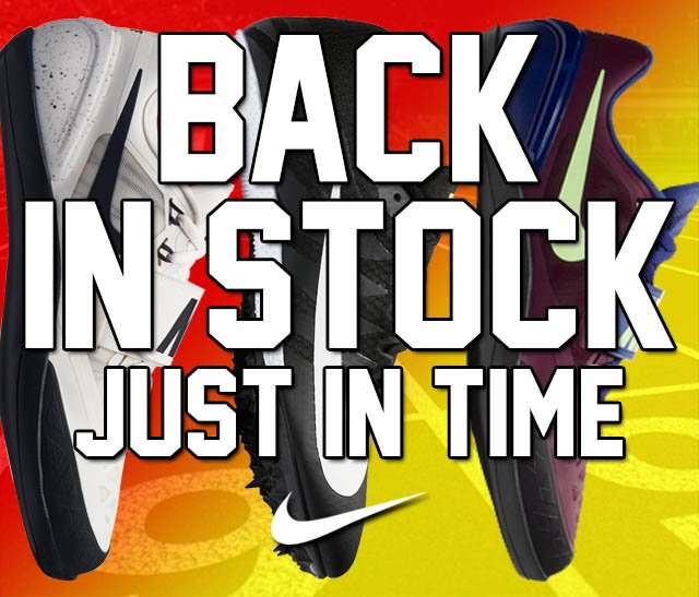 FTTFcom's tweet photo. All your Nike T&F favorites have been re-stocked just in time for those big meets! Don't settle for anything less than the best! Shop the full selection here: https://t.co/7wpWFamYBm #trackandfield #nikerunning #niketrack #throwshoes #jumpspikes https://t.co/NZtQSl3MpS