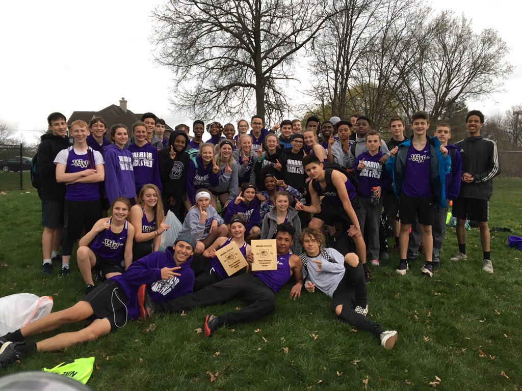 ladywarriorxc's tweet photo. Say hello to your Girls &amp; Boys Ram Relays Team Champions! #trackandfield #warriorstrong #youwishyouwereawarrior @BMSWARRIORS67 @phmswarriors https://t.co/ZdLYUDo1y0