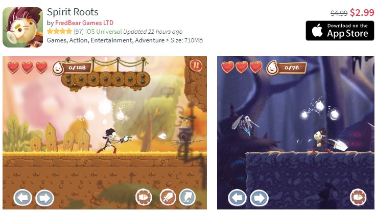 SpiritRoots's tweet photo. Spirit Roots is currently having its first sale for a limited time.

Download now:
#AppStore : https://t.co/5IfV8cZ1Ta

#EasterSale #EasterWeekend #indiegame #mobilegames #Streamer @SupStreamers #gamedev https://t.co/d64xfPoGRt