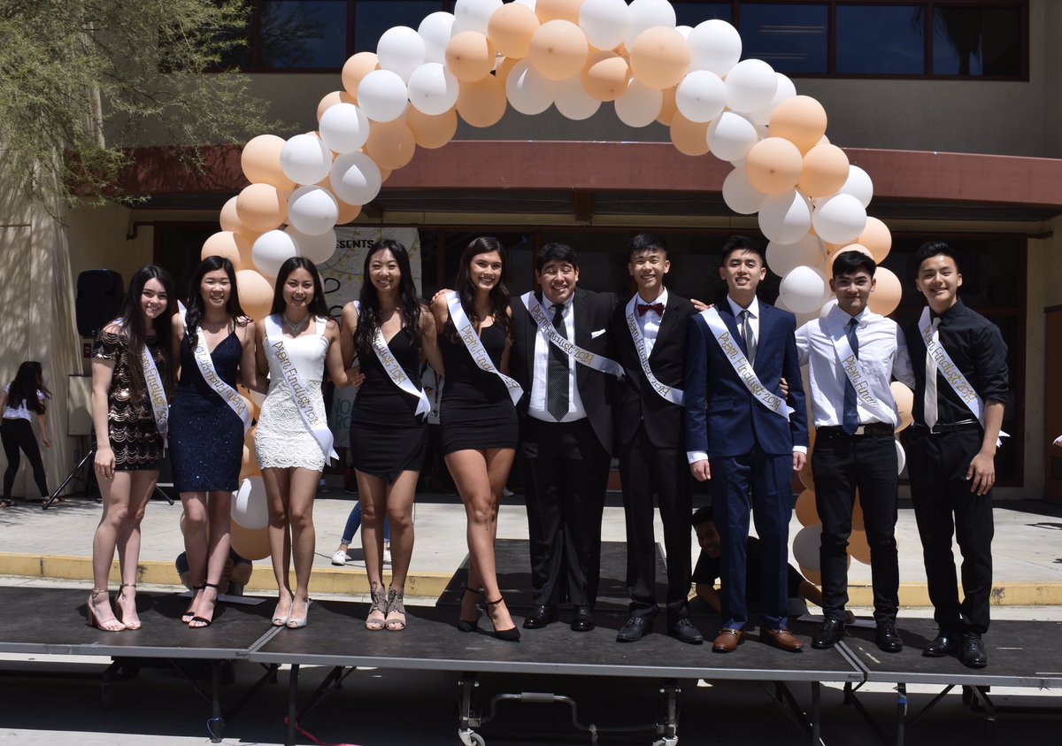 theaztecnews's tweet photo. Today’s prom fashion show recognized Vanessa Aguirre and Paul Im, Sydney Thu and Tommy Lam, Anabelle Hernandez and Kalman Wong, Chloe Lee and Coby Chong, and Noelle Frasher and Ian Ordonez as prom court finalists. The king and queen will be revealed at prom on Saturday night. https://t.co/K3UANsavZ9