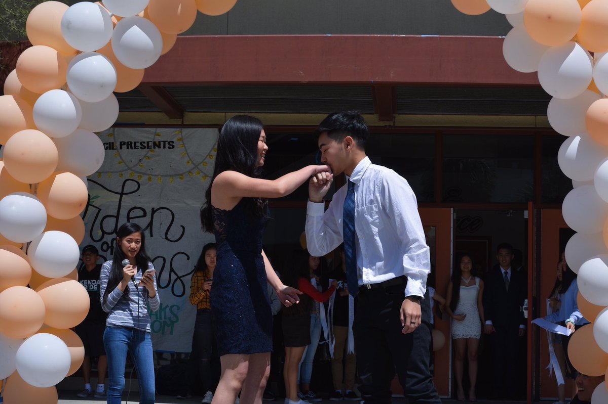 theaztecnews's tweet photo. Today’s prom fashion show recognized Vanessa Aguirre and Paul Im, Sydney Thu and Tommy Lam, Anabelle Hernandez and Kalman Wong, Chloe Lee and Coby Chong, and Noelle Frasher and Ian Ordonez as prom court finalists. The king and queen will be revealed at prom on Saturday night. https://t.co/K3UANsavZ9