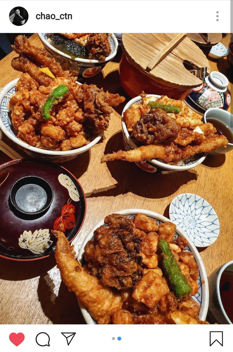 qillimanjaro's tweet photo. P'Chao posted a mouth Watering dish last night, Now I am hungry 😒 hahaha he must enjoy his trip to japan, and also he also posted his promotion for bulbulwatches

cr Pics to chao_ctn @ IG on 09.04.19 &amp; 09.04.18 https://t.co/VvYH9pBnXf