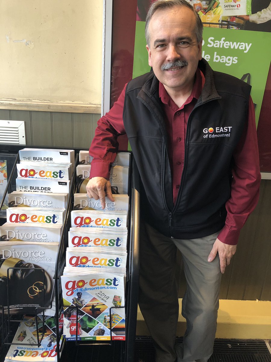 We can definitely say that the Go East Guides are at Westmount Safeway! #lettheroadyripsbegin2019 #goeastofedmonton
