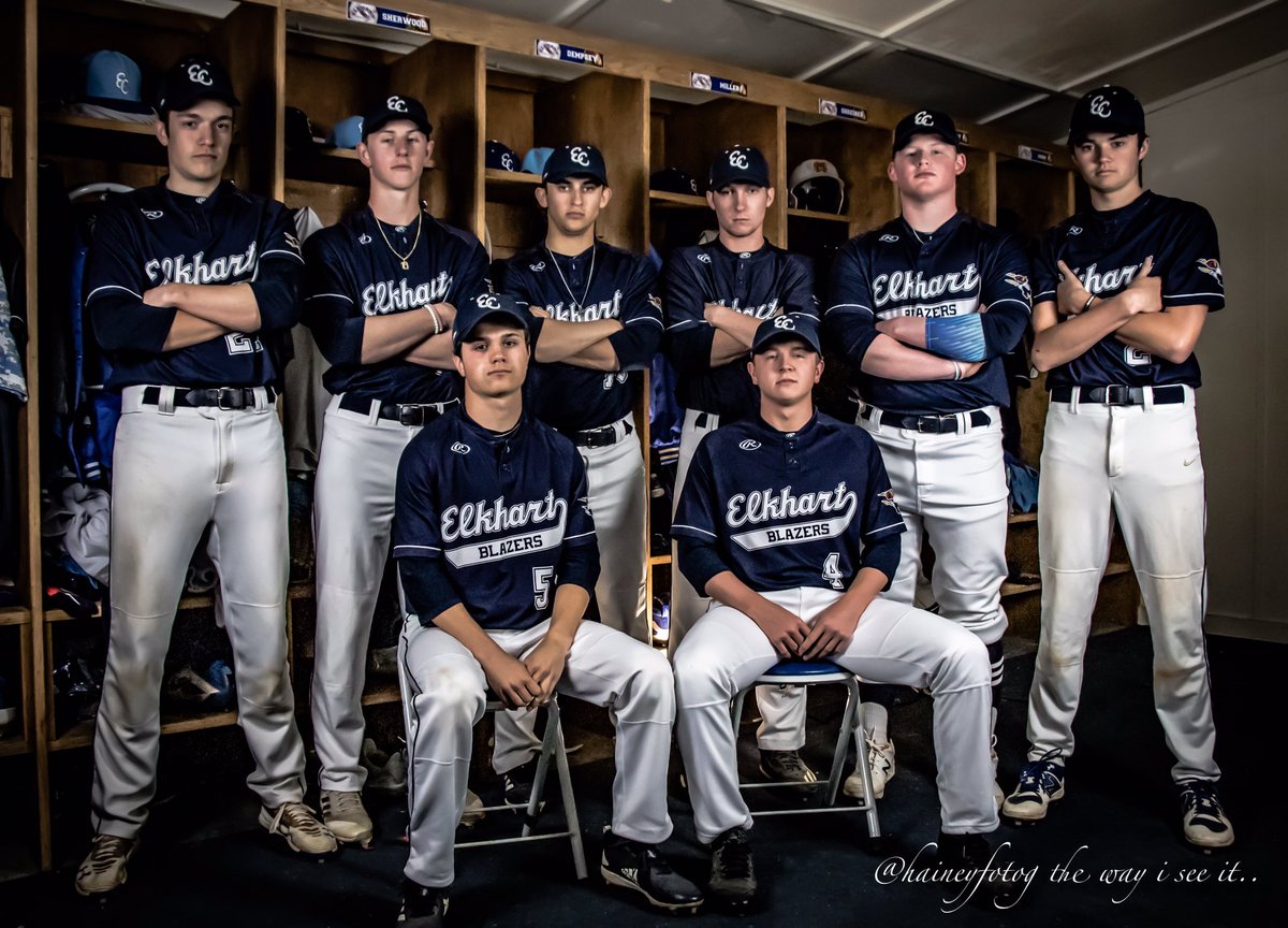 <a href="/ElkBaseball/">Patrick Samson</a> 2019 Seniors having a little fun with color’s. Opinions? <a href="/j_sniper3000/">Jake</a> <a href="/thebradymarkel/">Brådÿ</a> <a href="/Patrick_Yeakey/">Patrick Yeakey</a> <a href="/BrycenSherwood/">Brycen Sherwood</a> @echs_sports <a href="/ElkhartBlazers/">Elkhart Blazers</a> <a href="/echs_ss/">ECHS STUDENT SECTION</a> <a href="/echs_blazerclub/">Blazer</a>