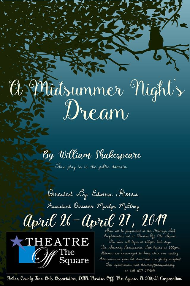 WeatherfordTots's tweet photo. TOTS presents the 3rd Annual Shakespeare Festival at Heritage Park in Weatherford.

The fair will include several fun booths and food trucks.

Bring something to sit on and coolers. No alcoholic beverages are allowed in the Park. 

This is a free event! https://t.co/HiUrHKUIjQ