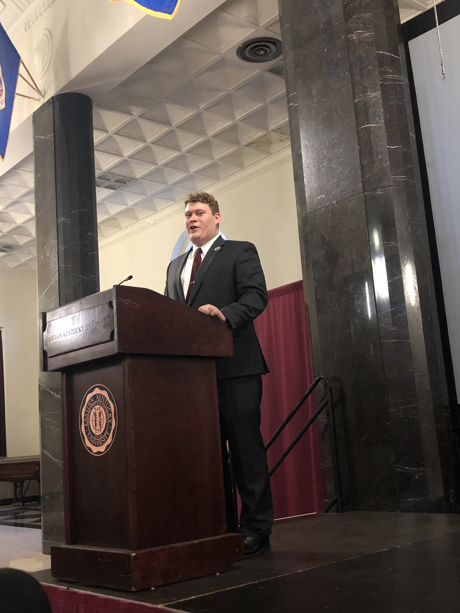 michaeltbenson's tweet image. Great @EKU_SGA event tonight as we thanked the graduating seniors (and grad students) for their years of service &amp;amp; contributions &amp;amp; welcomed the new slate of 2019-20 officers @EKUStudentLife @eku