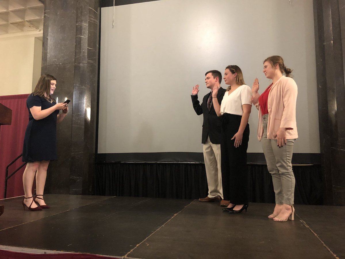 michaeltbenson's tweet image. Great @EKU_SGA event tonight as we thanked the graduating seniors (and grad students) for their years of service &amp;amp; contributions &amp;amp; welcomed the new slate of 2019-20 officers @EKUStudentLife @eku